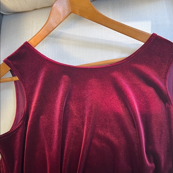 Coldwater Creek Burgundy 3 Piece Velvet Set Size Large - Picture 5 of 11